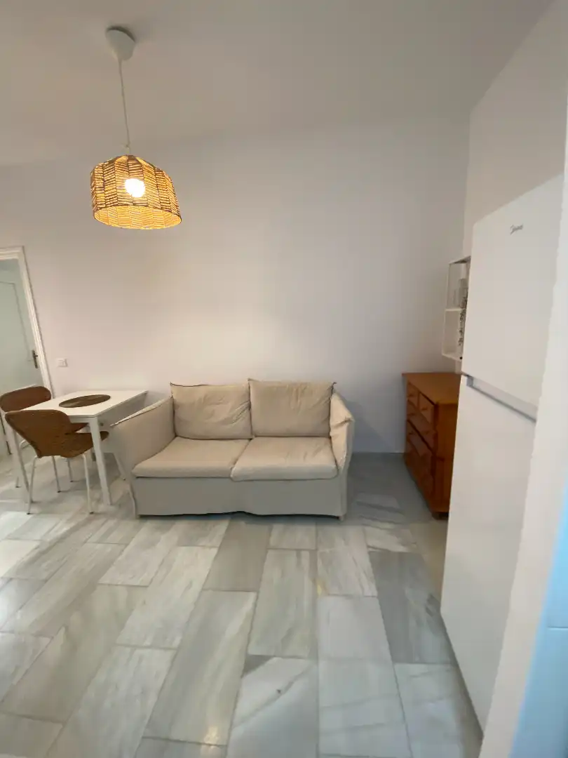 Sala d'estar de Apartament de lloguer en Málaga amb Aire condicionat, Moblat i Rentadora
