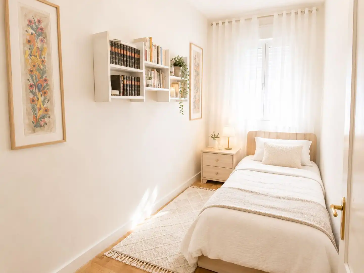 Bedroom of Flat for sale in Madrid  with Heating