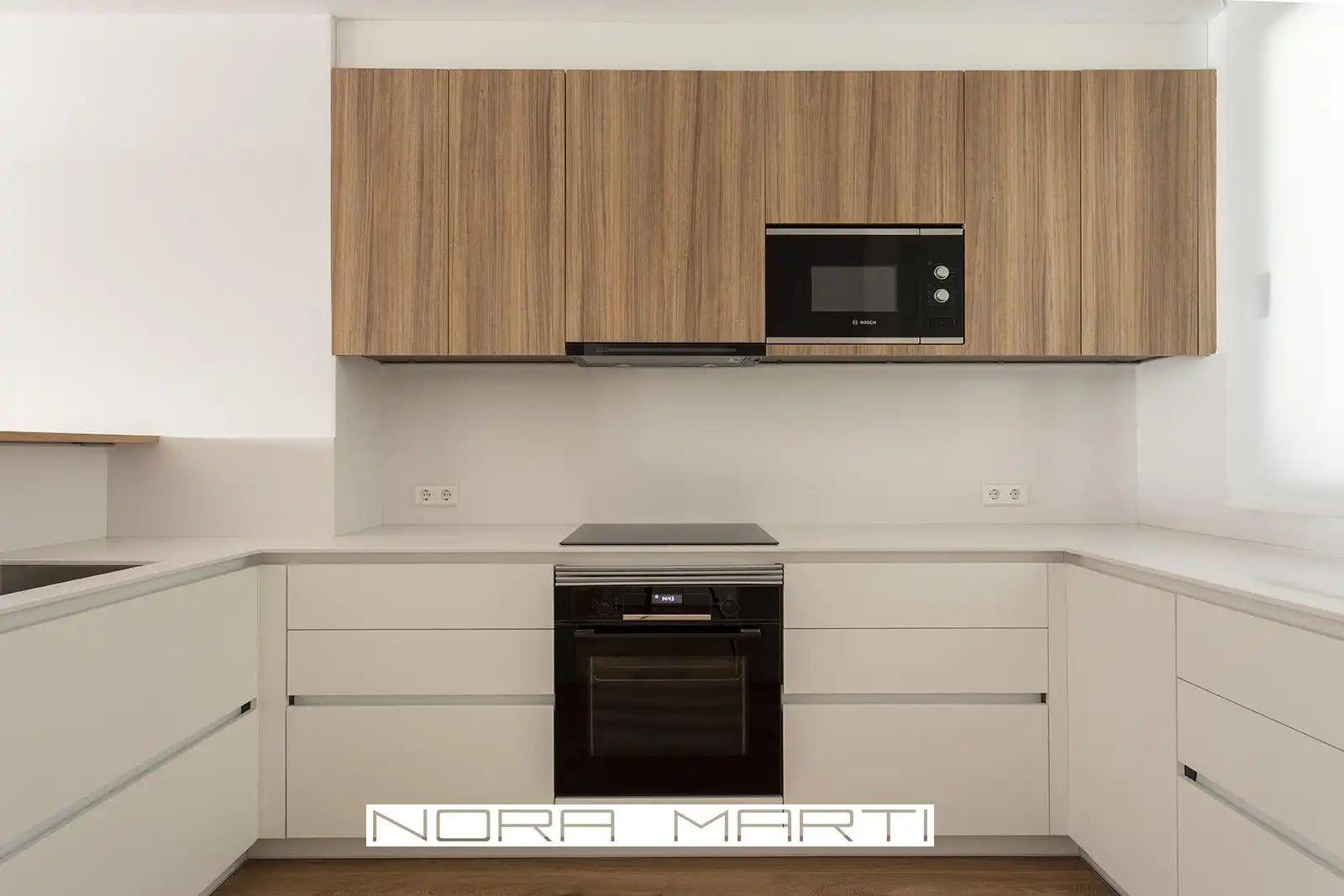Cocina de Casa o chalet de alquiler en Barcelona con Calefacción, Parquet y Terraza