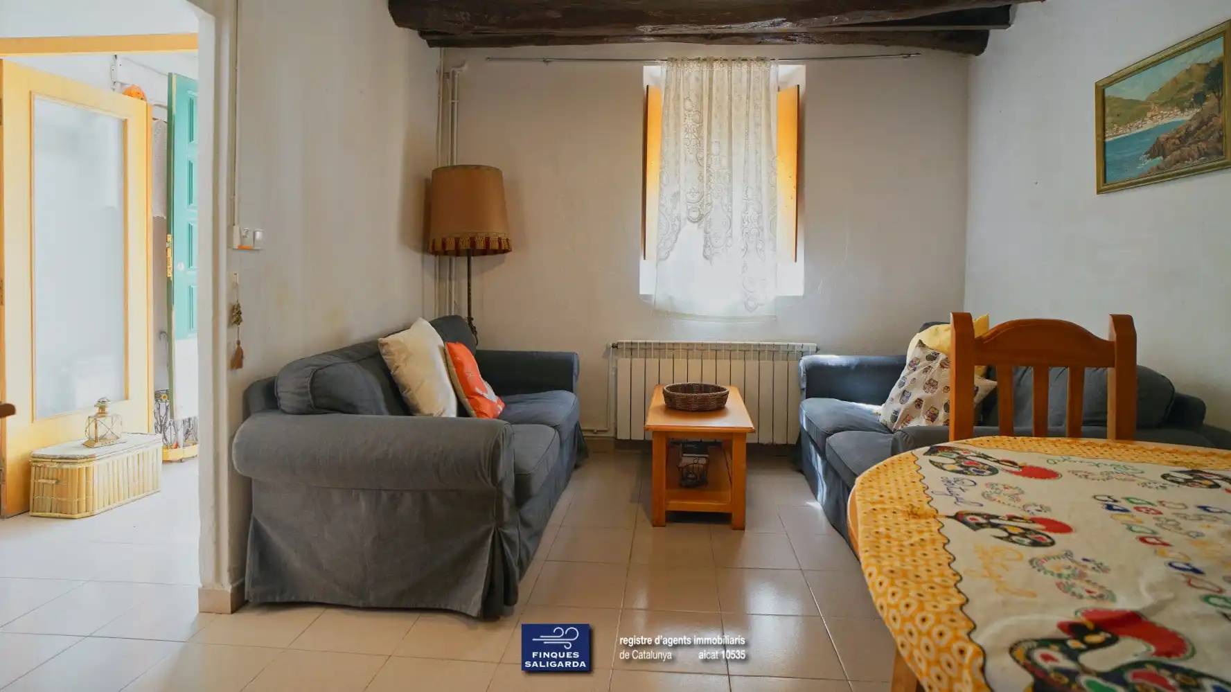Sala d'estar de Casa adosada en venda en La Garriga amb Calefacció i Traster