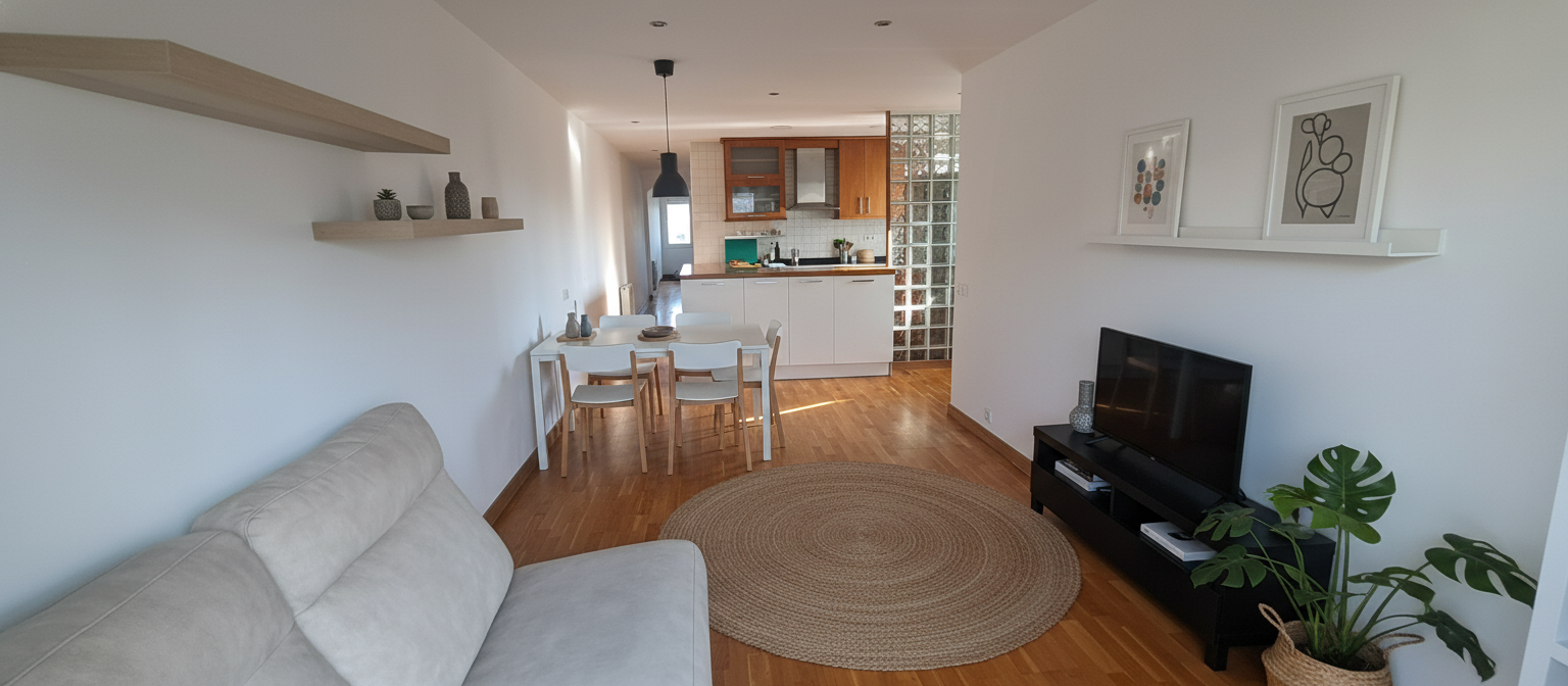 Living room of Attic for sale in Terrassa  with Heating and Terrace