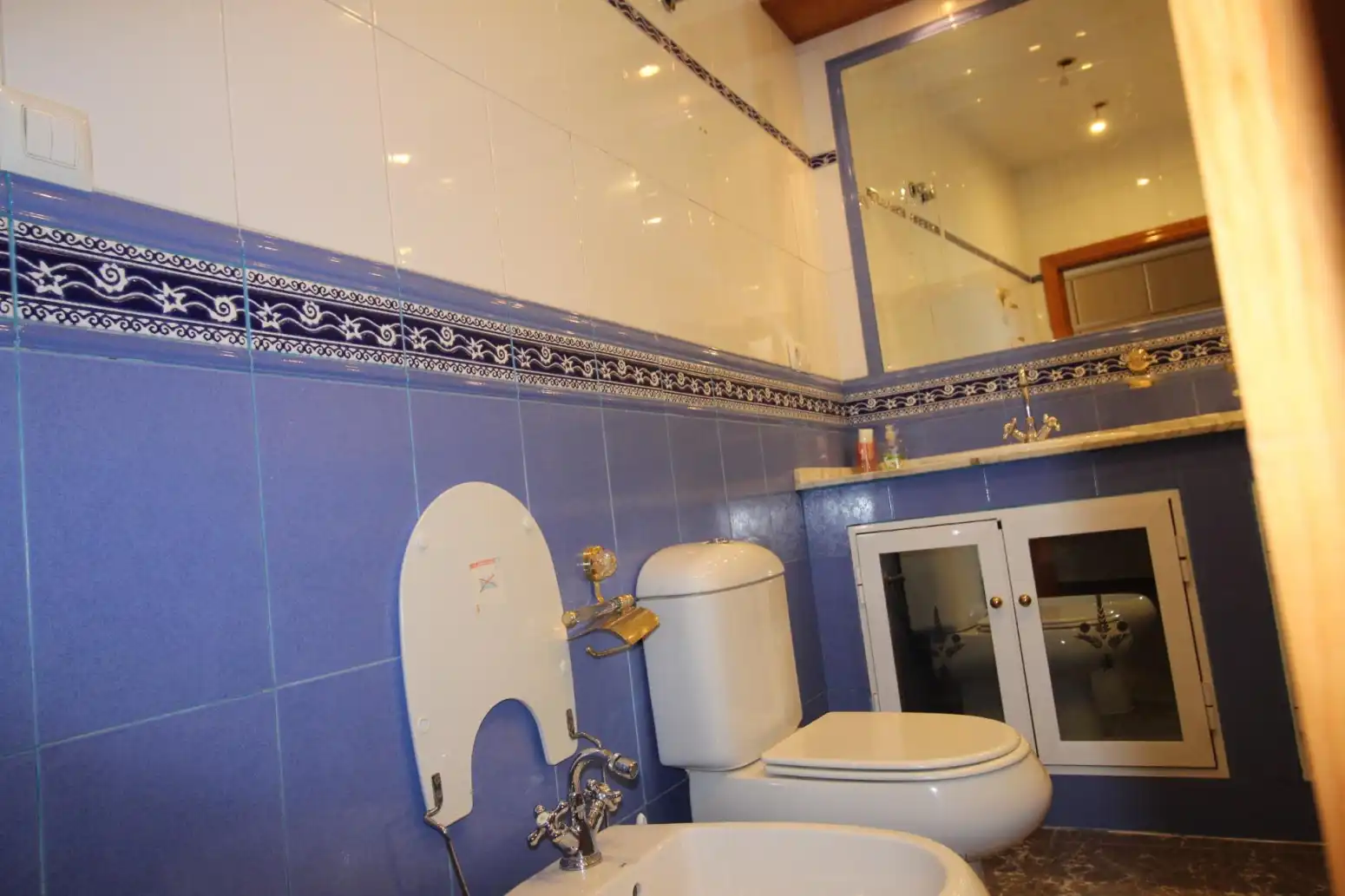 Baño de Casa o chalet de alquiler en La Garrovilla  con Aire acondicionado y Parquet