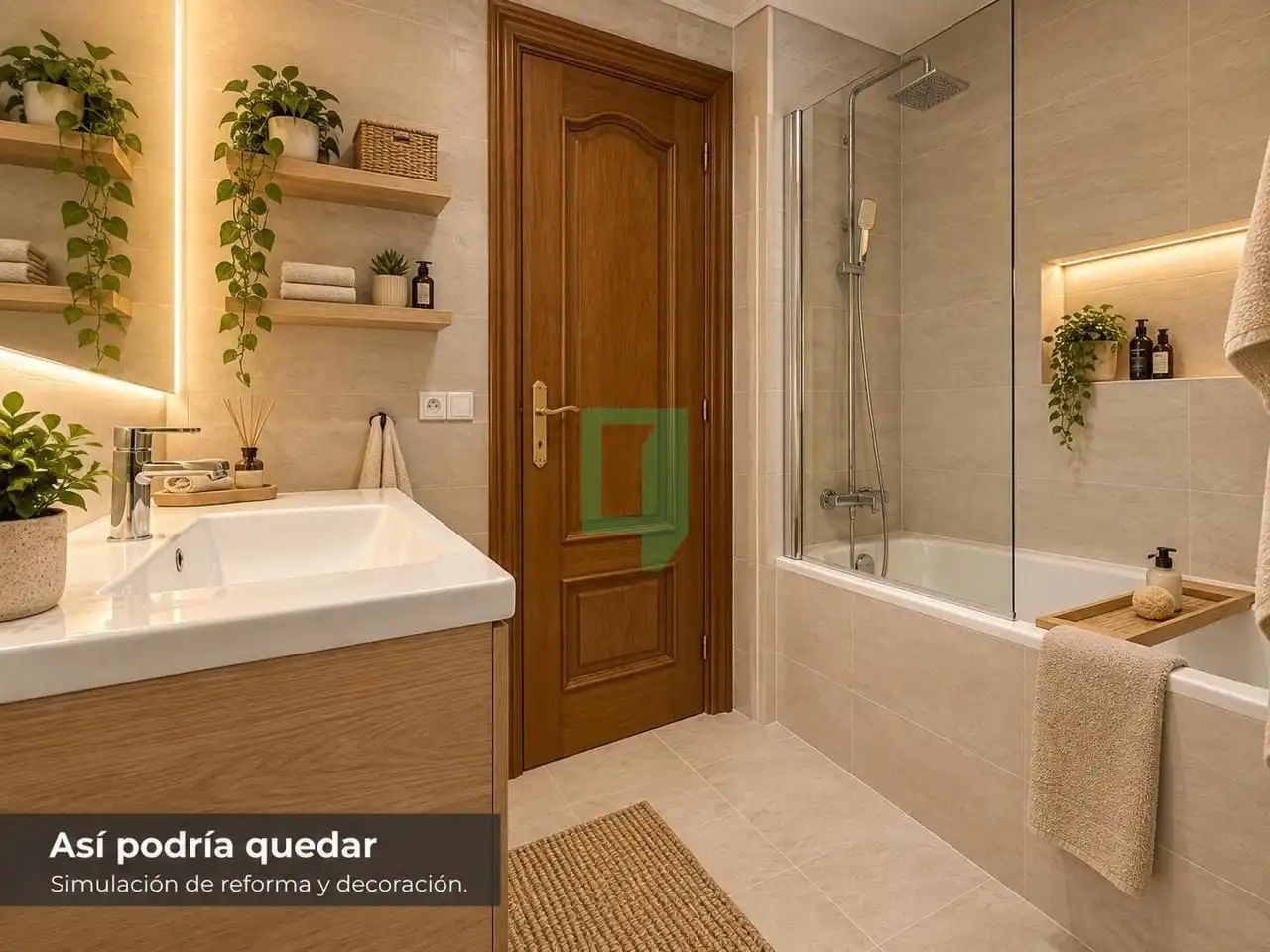 Bathroom of Flat for sale in Badalona  with Air Conditioner and Balcony