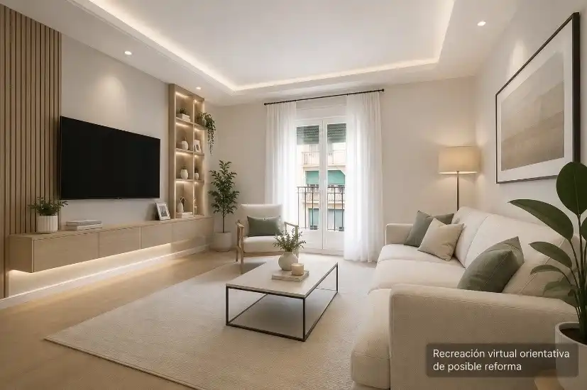 Sala d'estar de Pis en venda en Sevilla amb Calefacció, Terrassa i Balcó