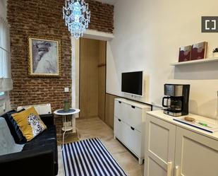 Living room of Flat to rent in  Madrid Capital  with Air Conditioner, Heating and Furnished