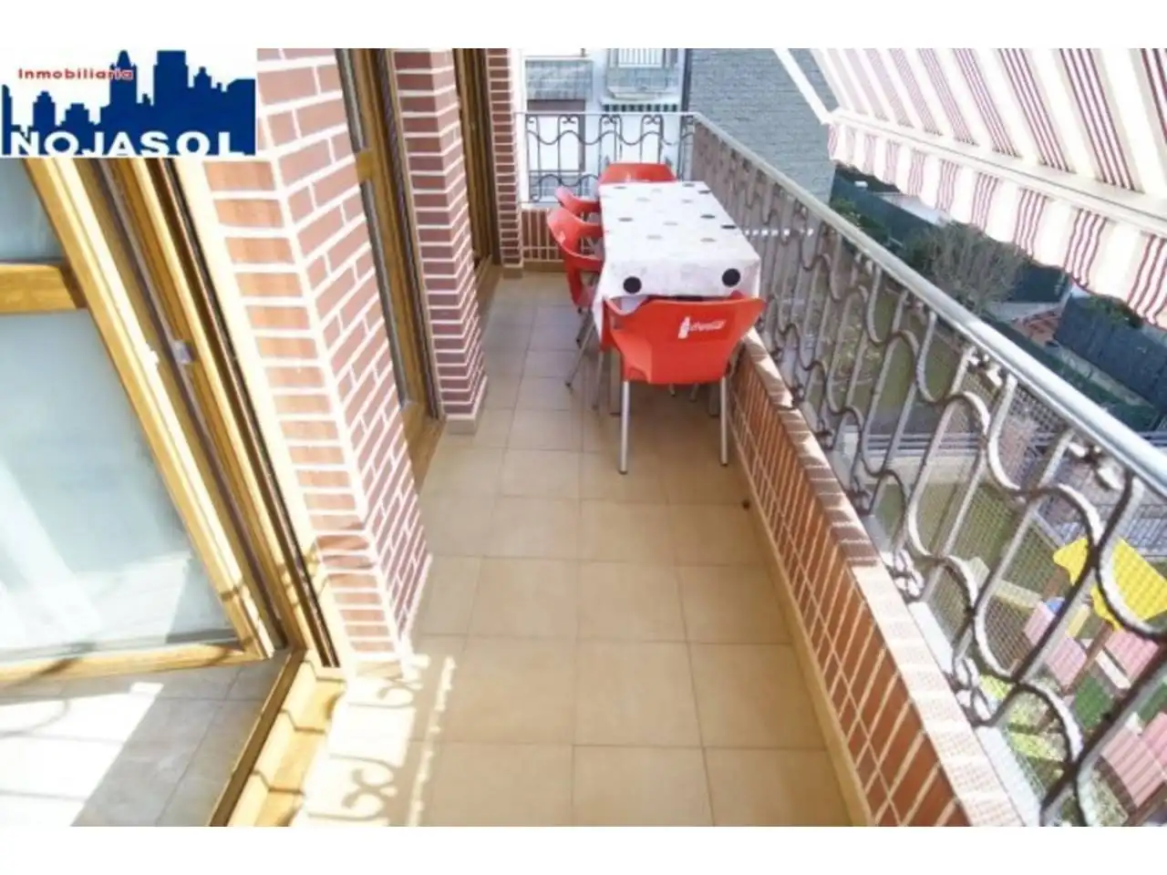 Terrace of Flat for rent in Noja  with Heating, Terrace and Furnished