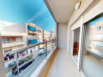 Balcony of Flat for sale in Torrevieja  with Private garden, Terrace and Furnished