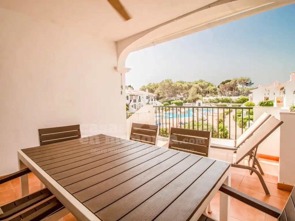 Terraza de Apartamento en venta en Es Mercadal con Terraza, Piscina y Piscina comunitaria