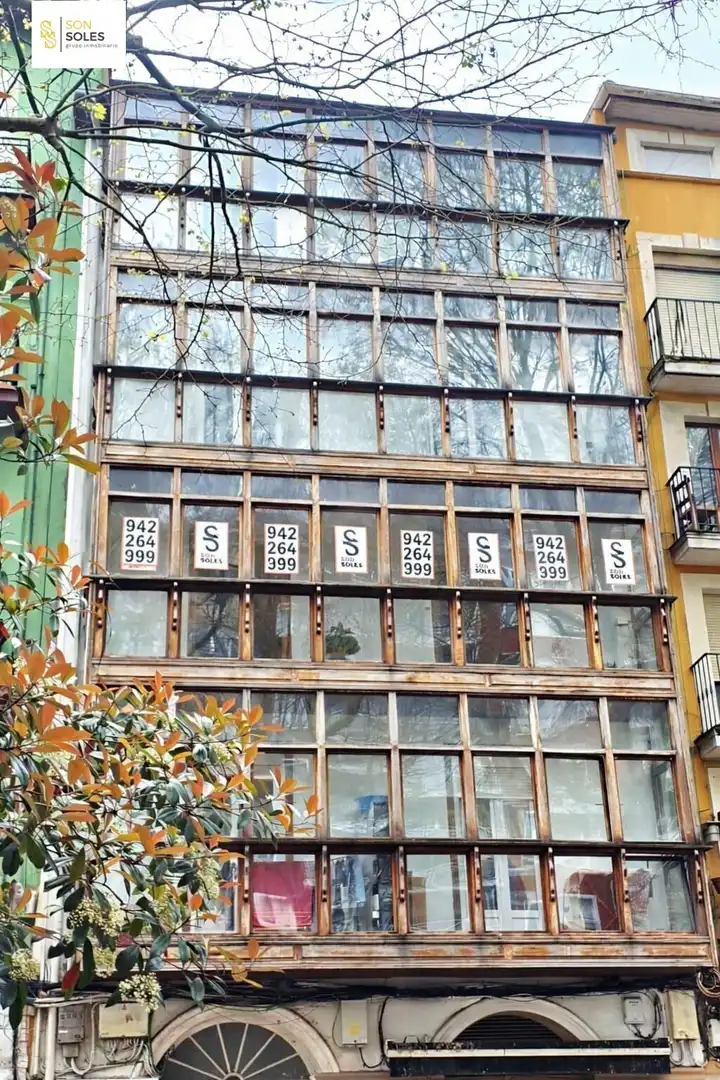 Vista exterior de Pis en venda en Santander amb Balcó i Alarma