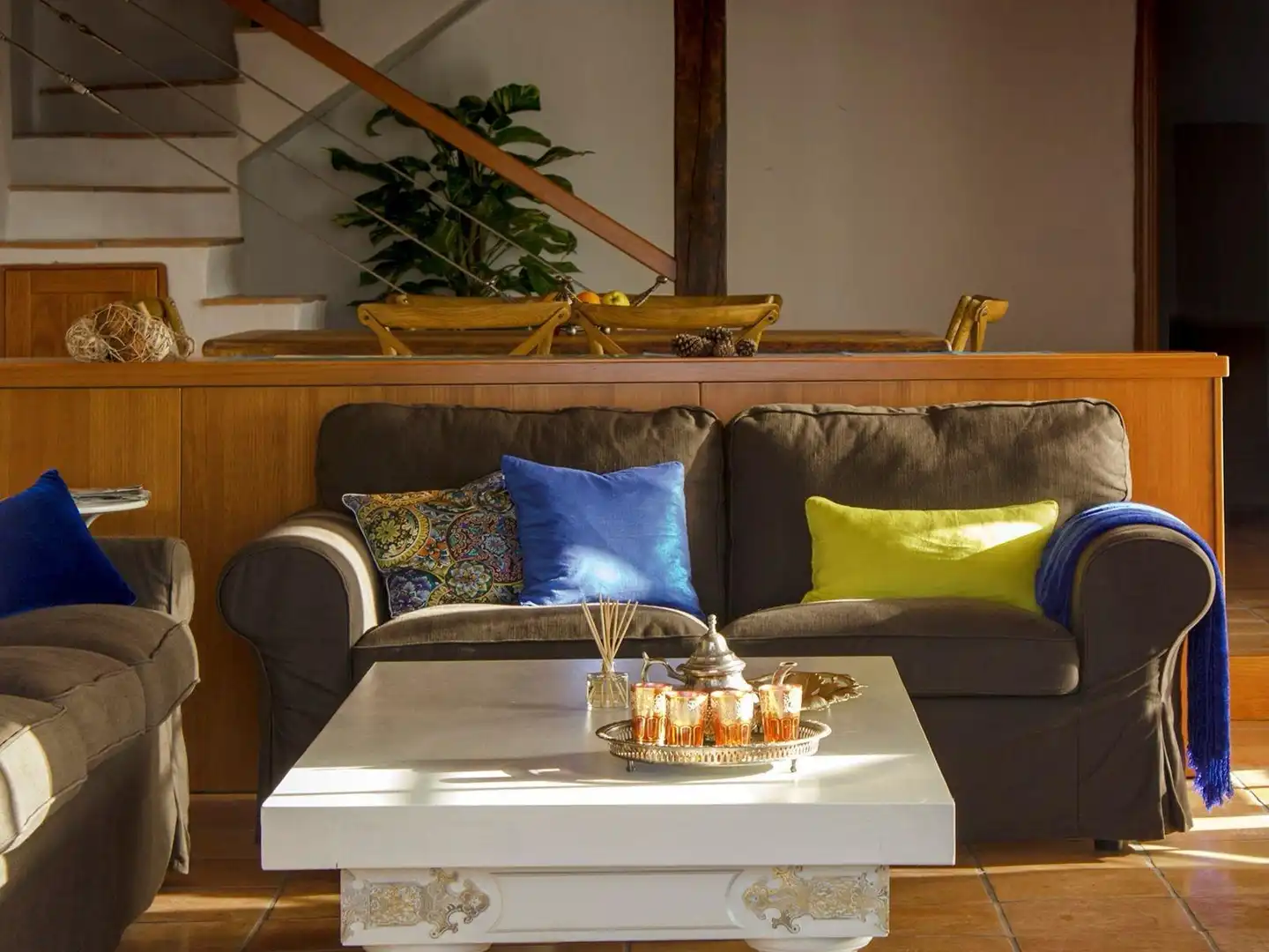 Wohnzimmer von Country house zum Verkauf in Santa Úrsula mit Privatgarten, Terrasse und Schwimmbad