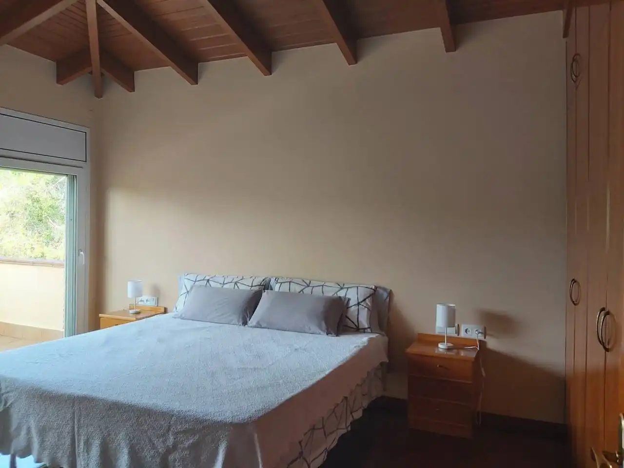 Bedroom of Houses for rent in Sant Cugat del Vallès  with Air Conditioner, Heating and Private garden