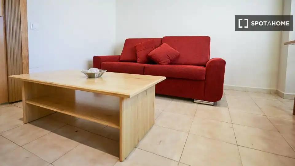 Sala de estar de Piso de alquiler en Madrid con Aire acondicionado, Calefacción y Amueblado