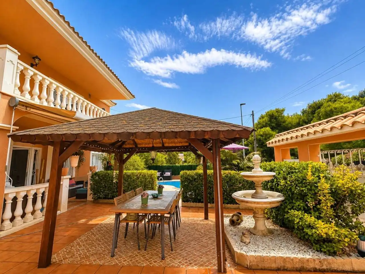 Terrassa de Casa o xalet en venda en Cubelles amb Aire condicionat, Calefacció i Jardí privat