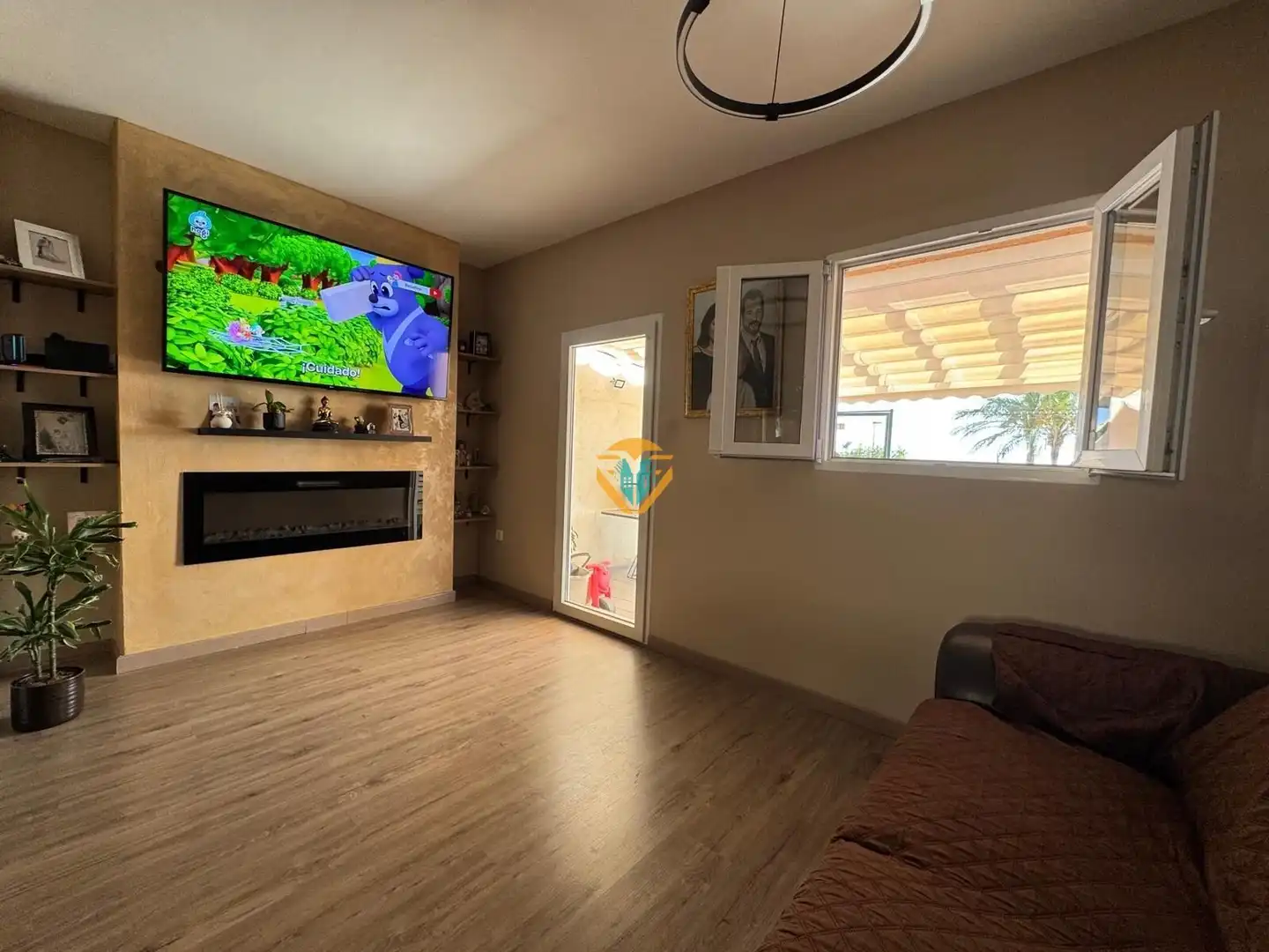 Living room of Detached homes for sale in Finestrat  with Air Conditioner, Balcony and Community pool