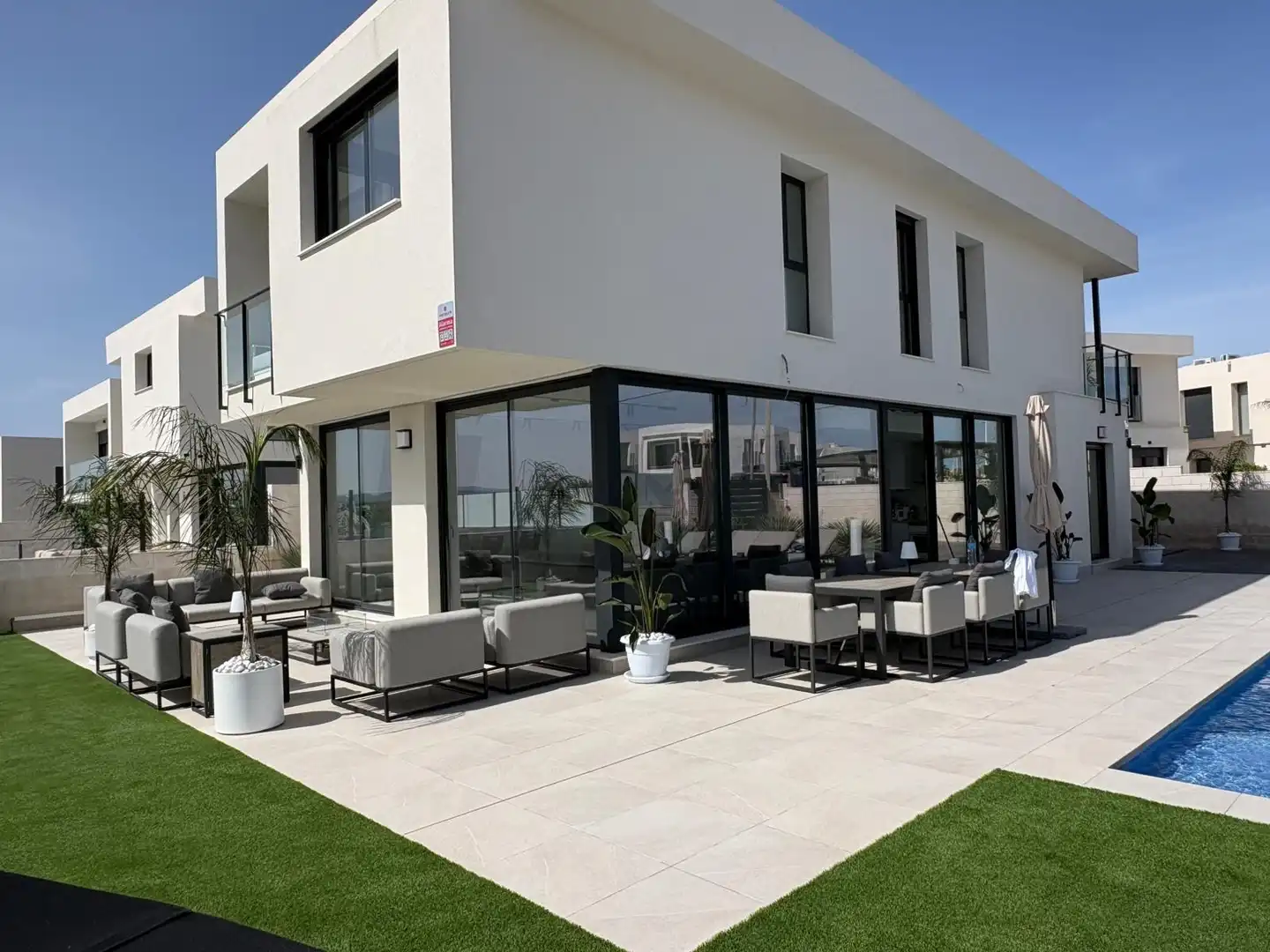 Terrassa de Casa o xalet en venda en Santa Pola amb Aire condicionat, Jardí privat i Terrassa