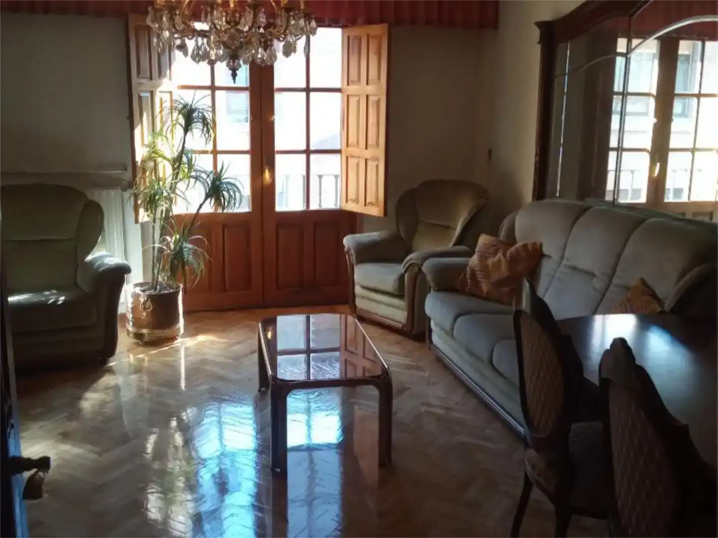 Wohnzimmer von Wohnung zur Miete in Palencia Capital mit Balkon