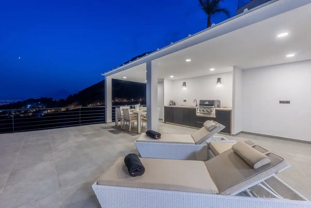 Terraza de Casa o chalet de alquiler en Altea con Aire acondicionado, Piscina y Amueblado