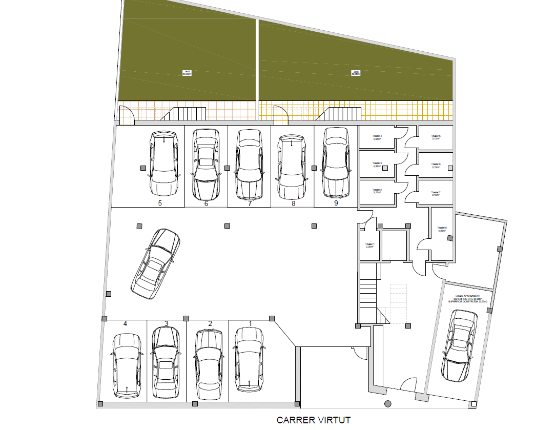 Parking of Flat for sale in Igualada  with Heating, Terrace and Storage room