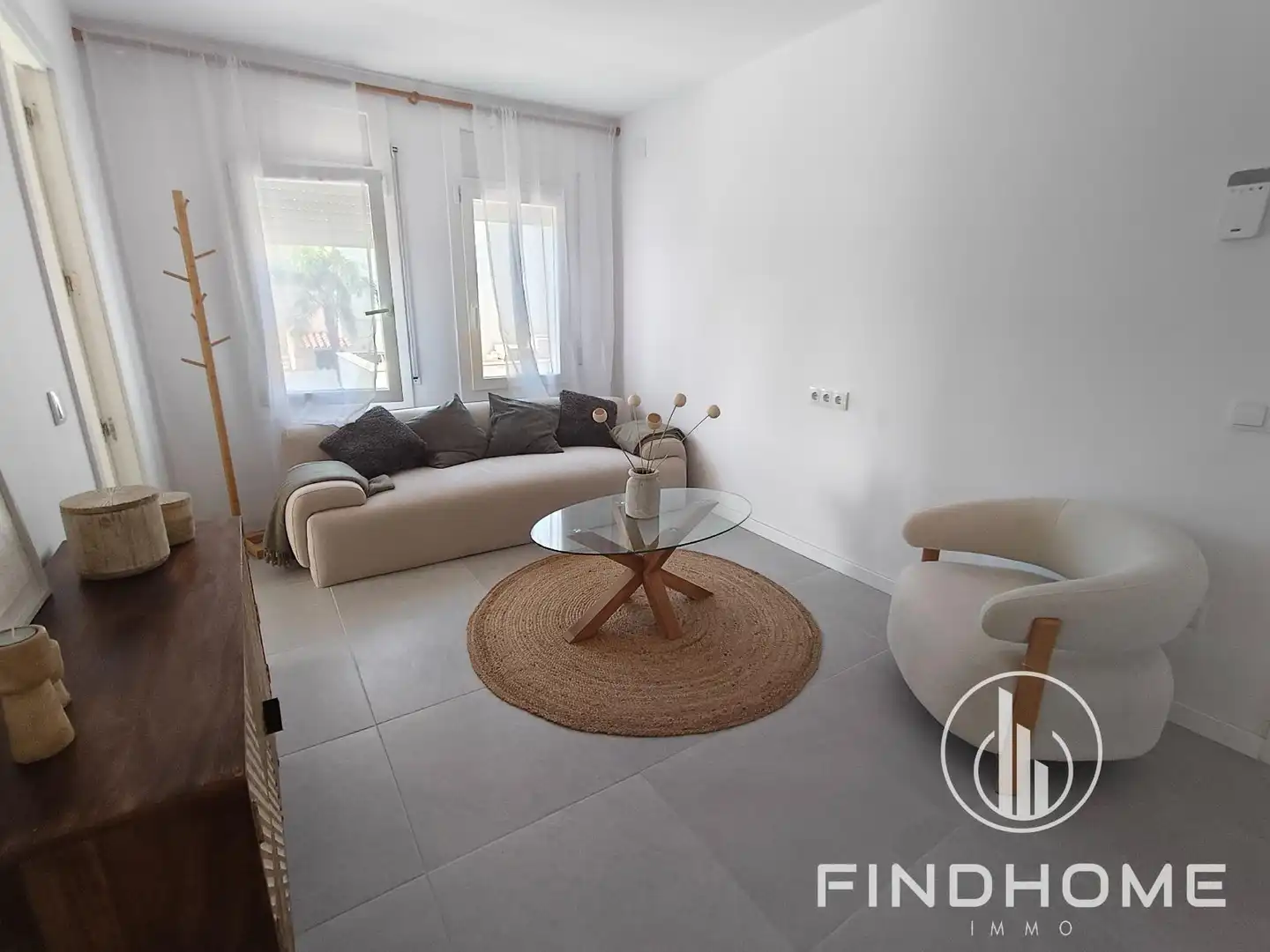 Living room of Flat for sale in Empuriabrava  with Furnished