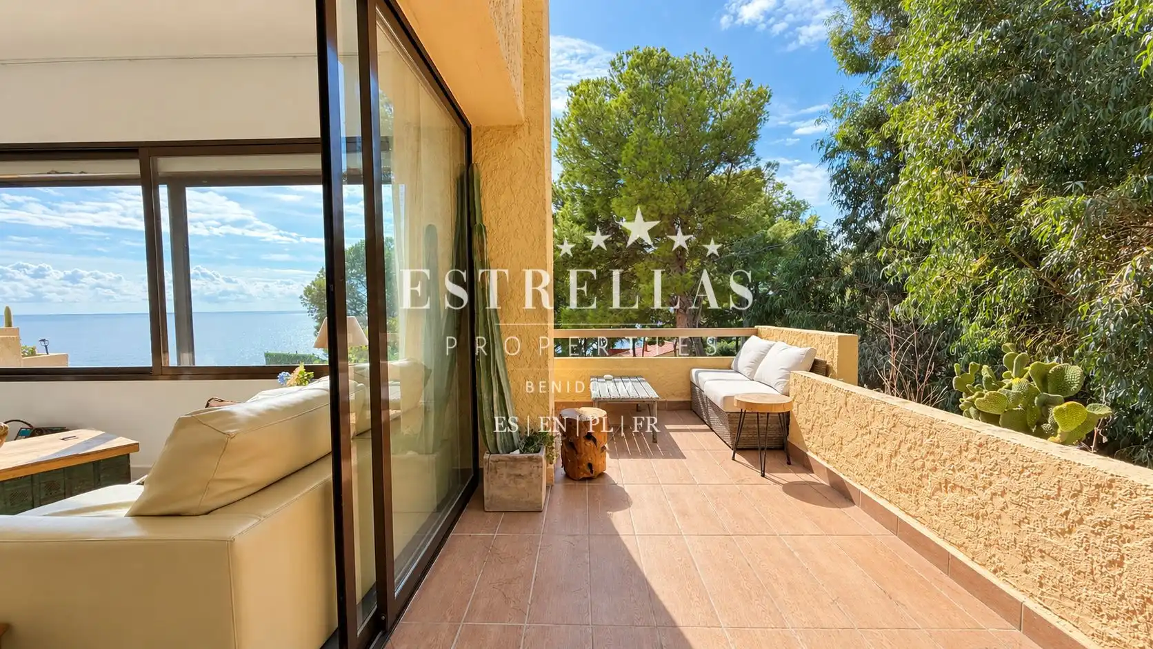 Terraza de Apartamento en venta en Altea con Aire acondicionado, Calefacción y Jardín privado