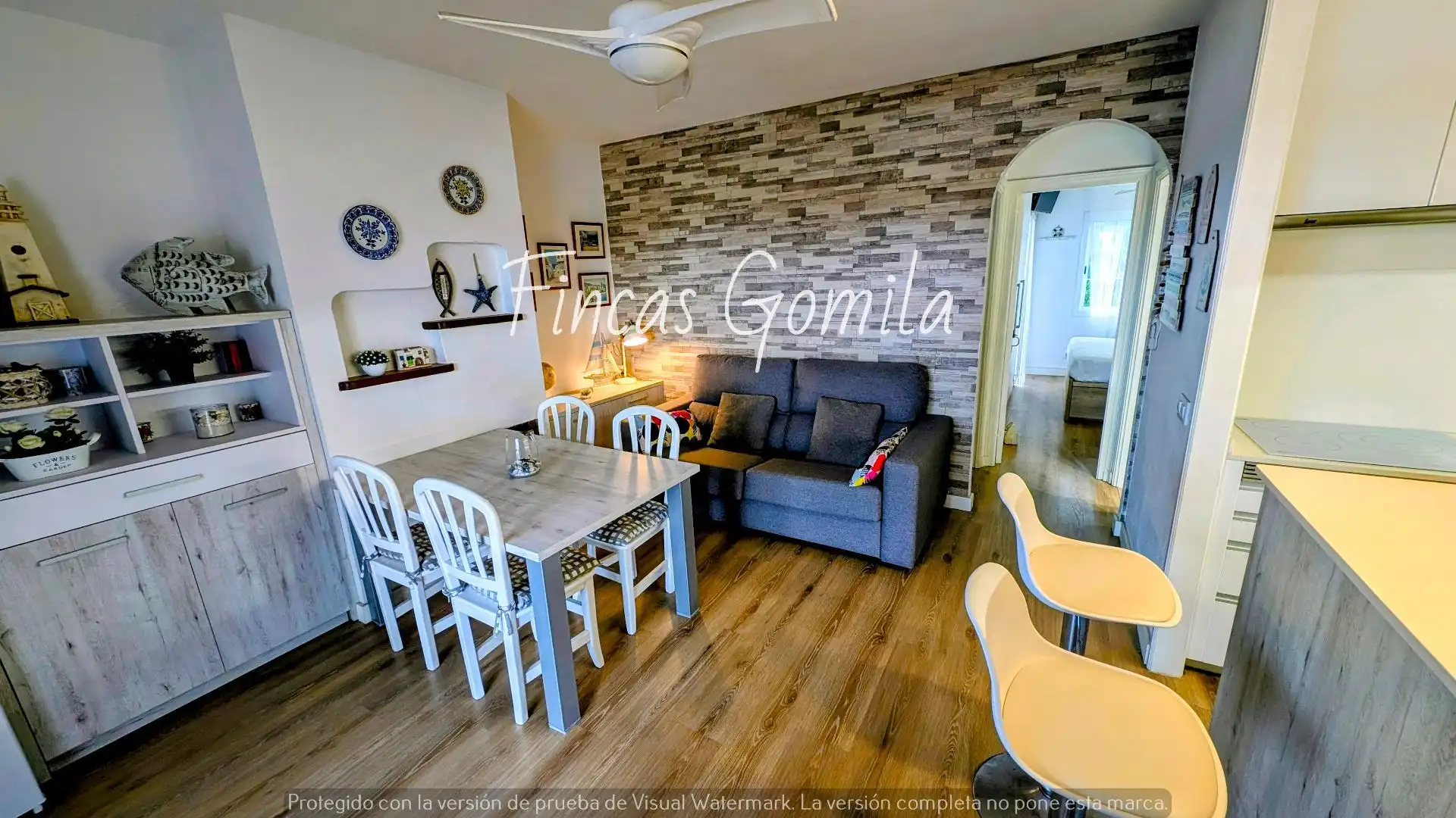 Sala de estar de Apartamento en venta en Alaior con Aire acondicionado, Terraza y Piscina comunitaria