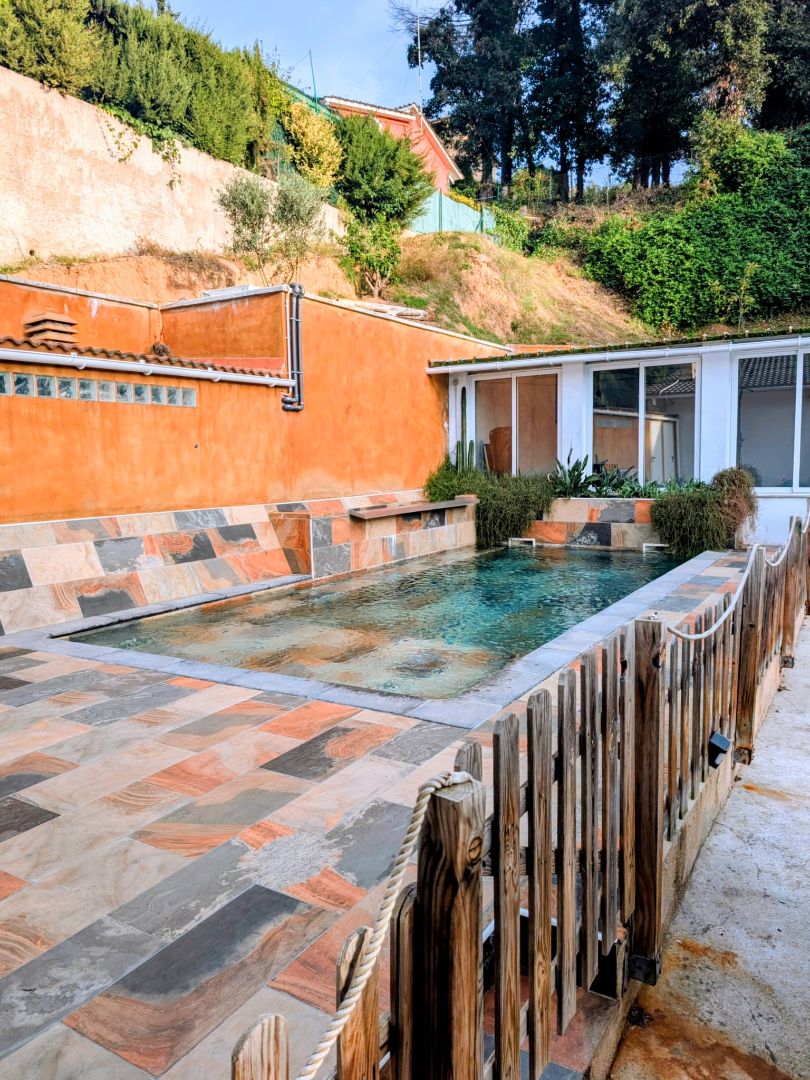 Swimming pool of House or chalet for sale in Maçanet de la Selva  with Air Conditioner, Private garden and Terrace