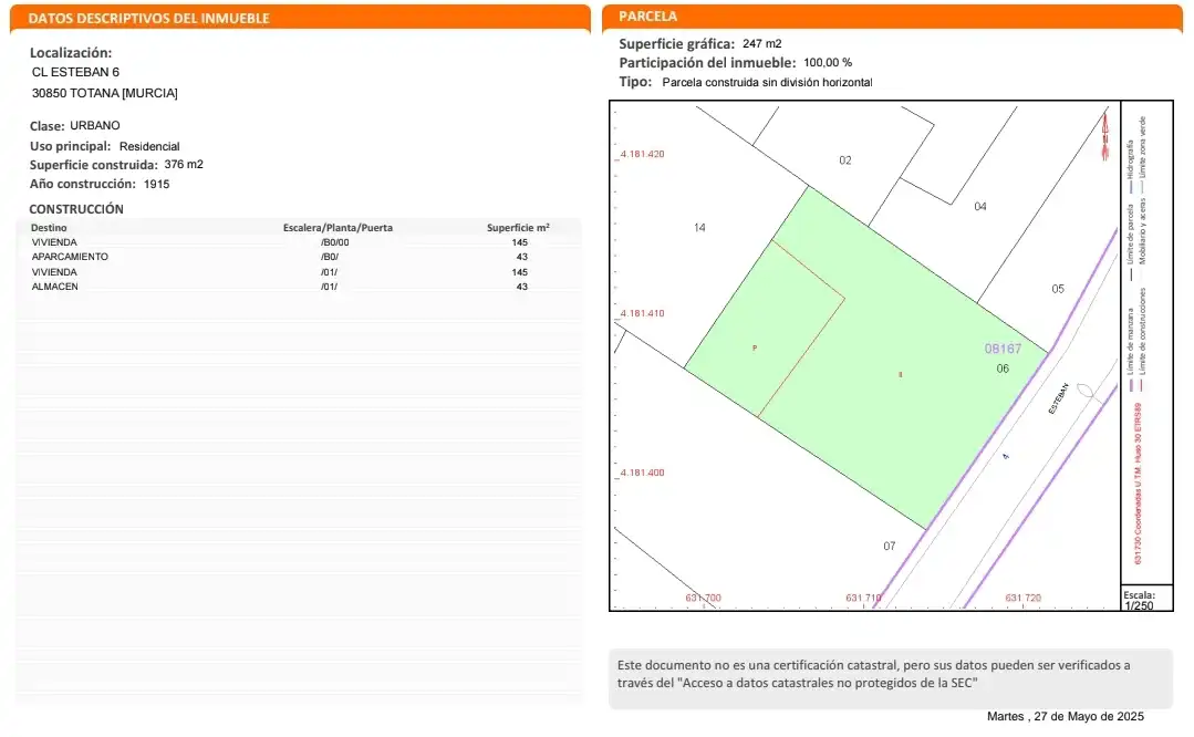 Residential for sale in Totana