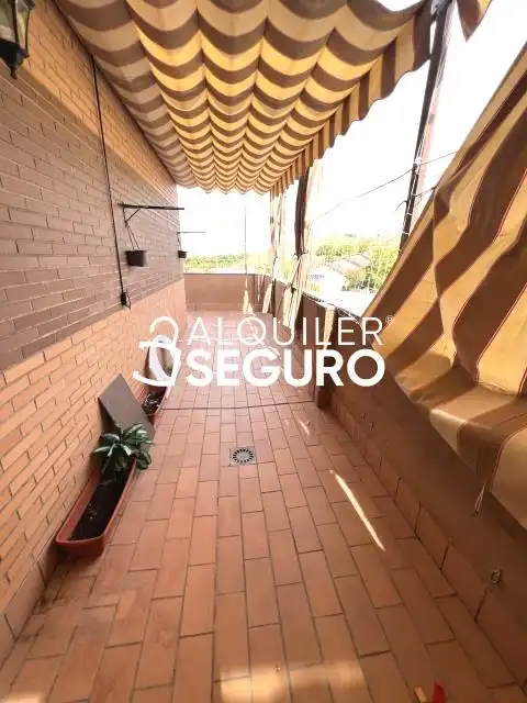 Balcony of Attic for rent in Aranjuez  with Air Conditioner, Heating and Terrace