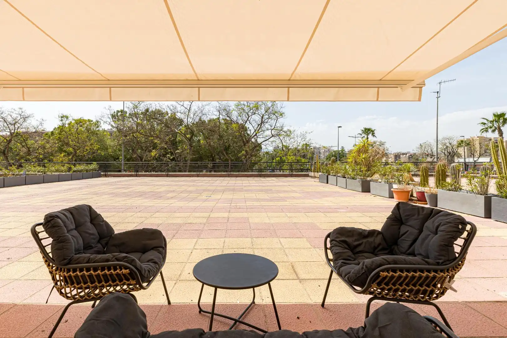 Terraza de Piso de alquiler en Murcia con Aire acondicionado y Terraza