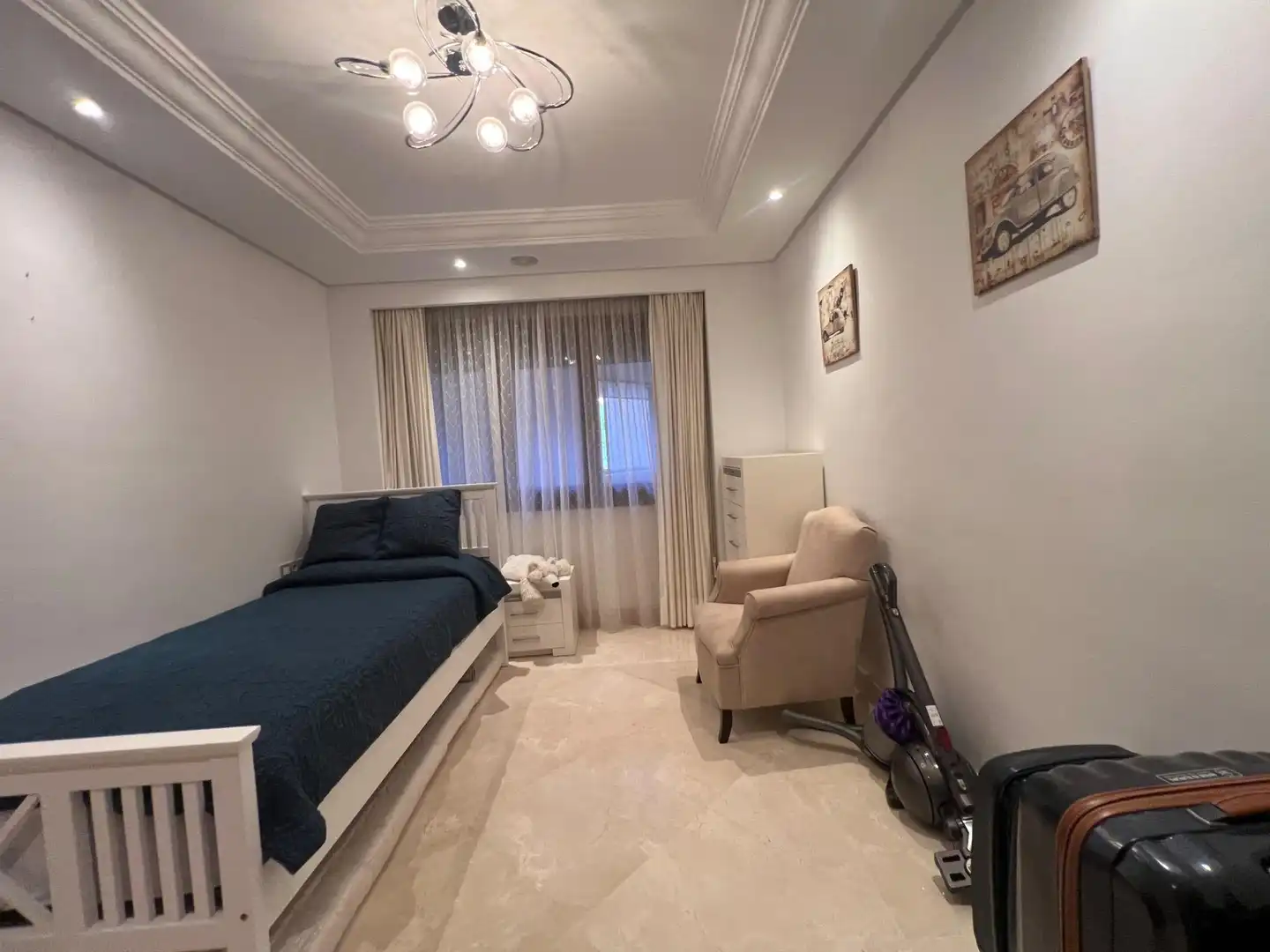 Bedroom of Flat for sale in Estepona  with Air Conditioner, Private garden and Terrace