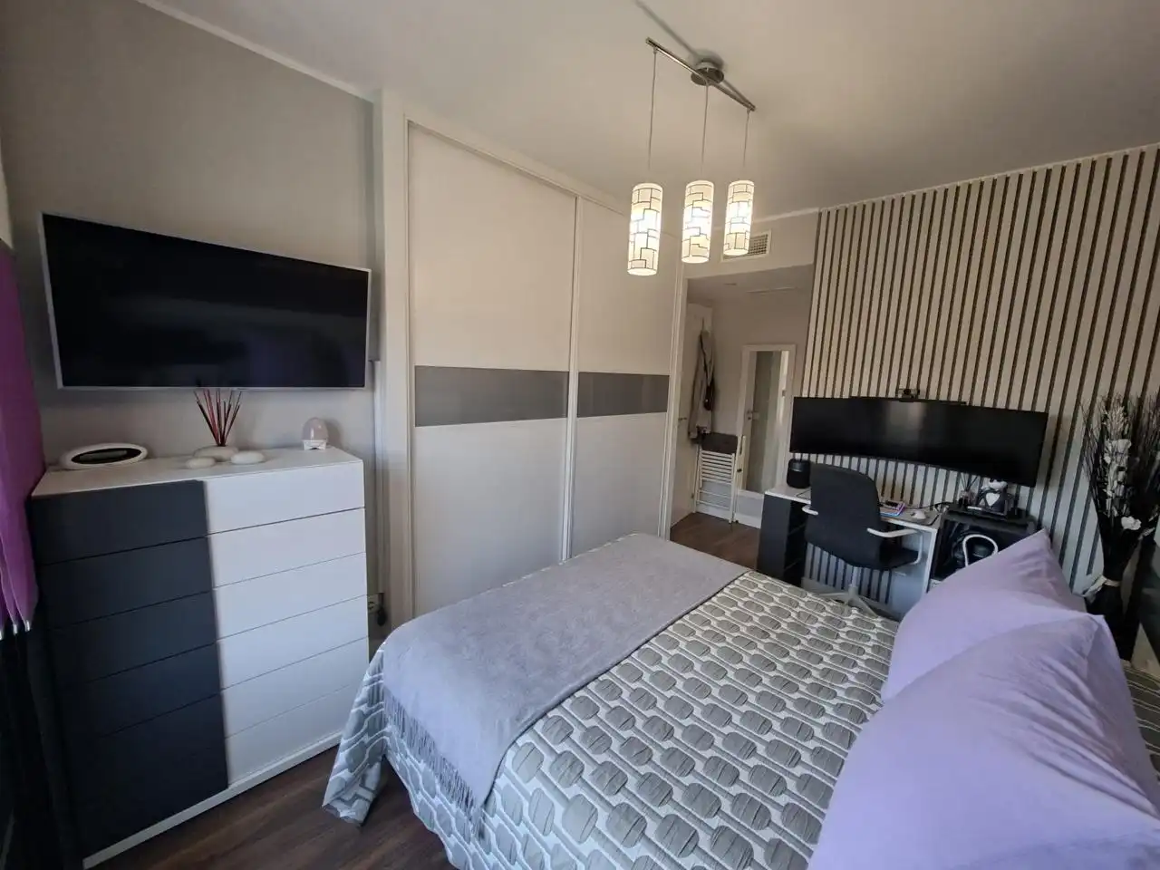 Bedroom of Flat for sale in Madrid  with Air Conditioner, Heating and Terrace