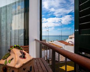 Balcony of Flat to rent in Sant Pol de Mar  with Air Conditioner