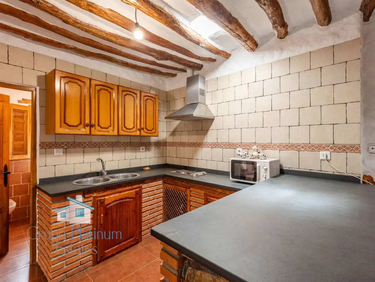 Cocina de Casa o chalet en venta en Huéneja con Jardín privado, Trastero y Piscina