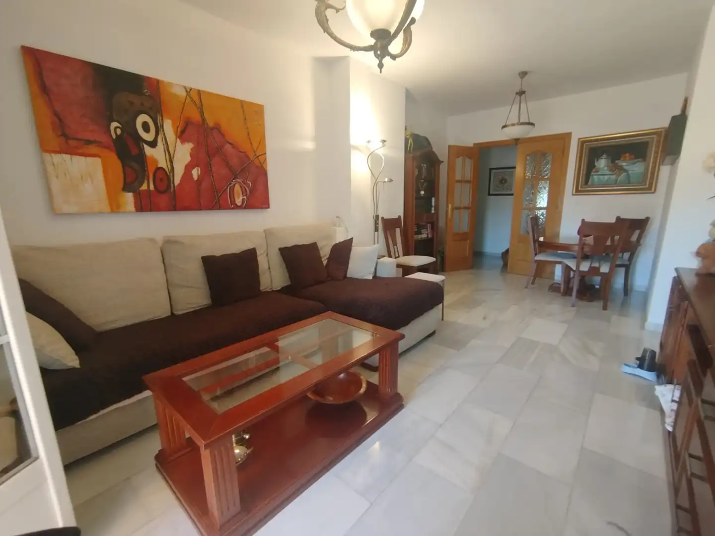 Wohnzimmer von Dachboden zum Verkauf in Albolote mit Terrasse, Abstellraum und Möbliert