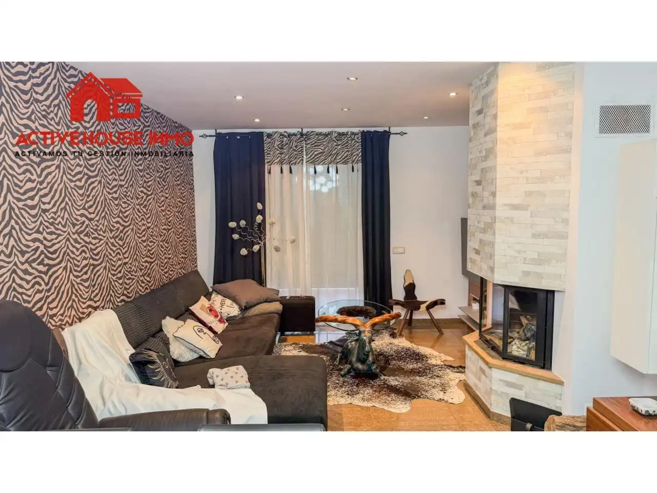 Sala de estar de Casa o chalet en venta en Santa Bàrbara con Aire acondicionado, Calefacción y Terraza