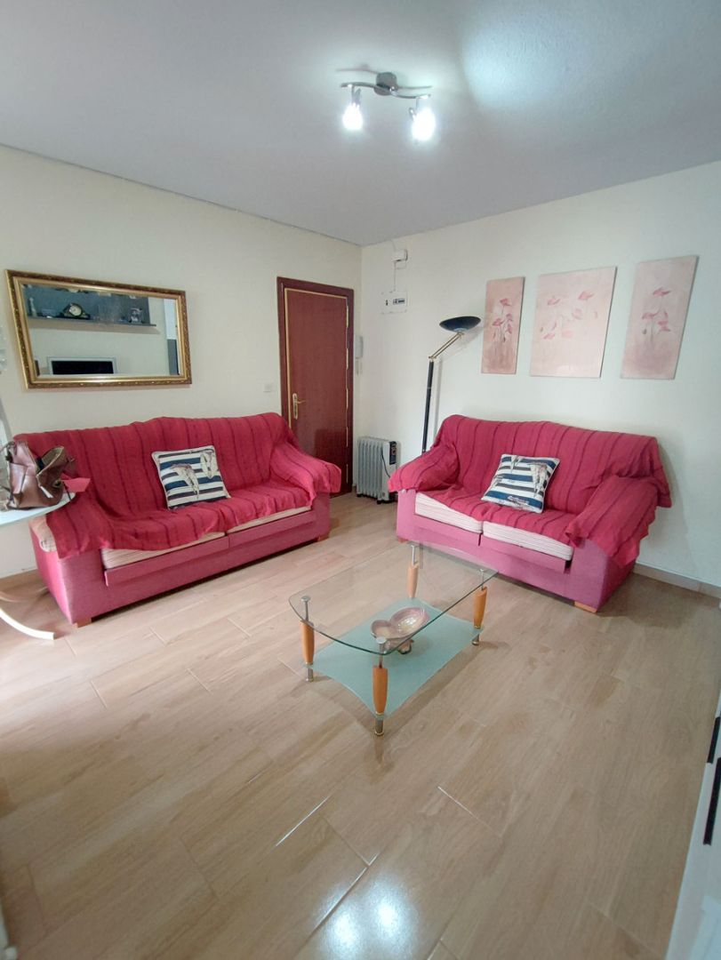 Living room of Flat for sale in Collado Villalba  with Terrace, Furnished and Washing machine
