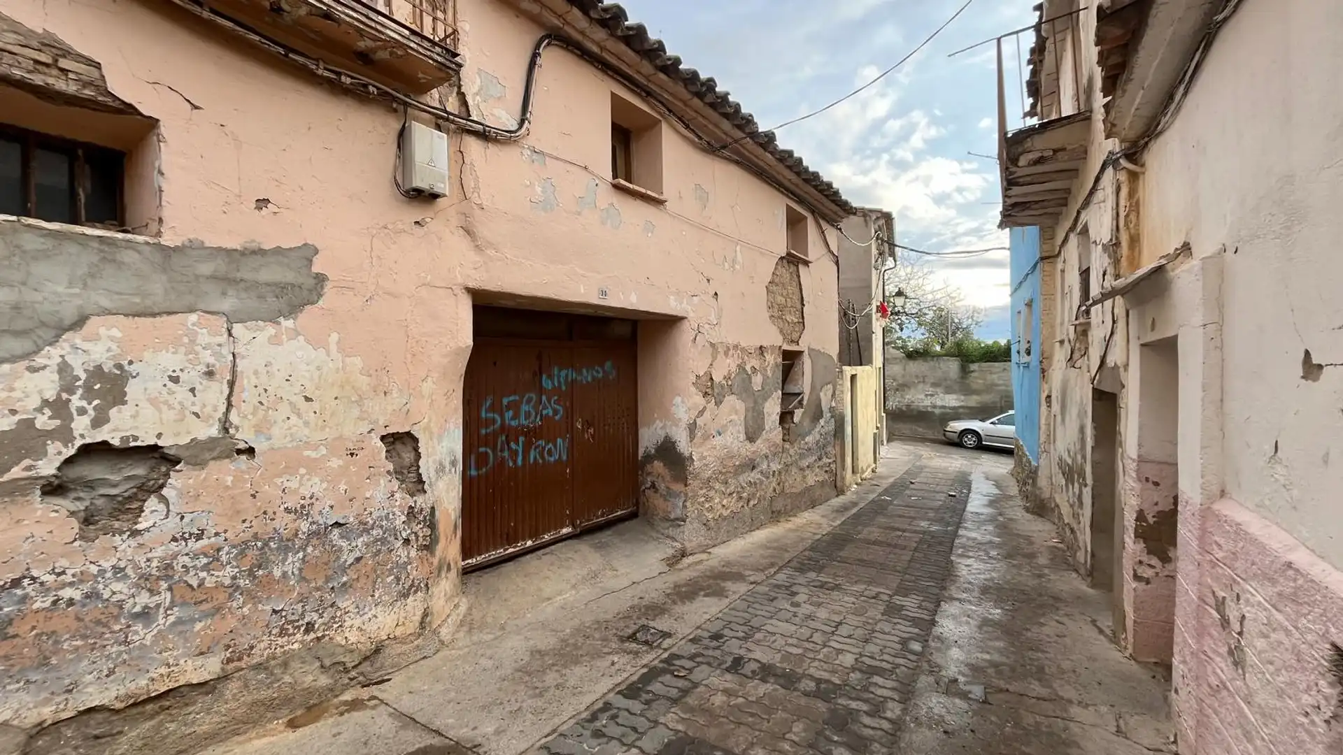 Vista exterior de Casa o chalet en venta en Monzón