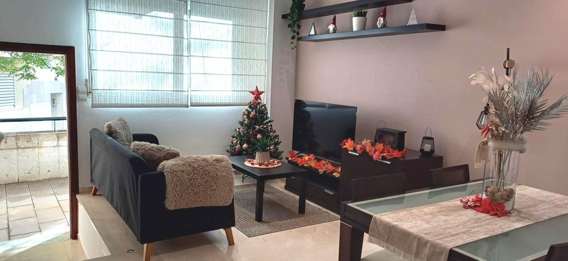 Sala d'estar de Planta baixa de lloguer en  Palma de Mallorca amb Aire condicionat, Calefacció i Moblat