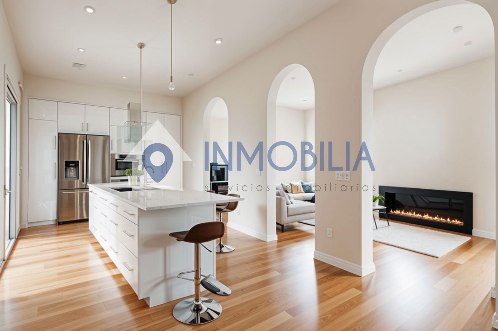 Kitchen of Premises for sale in  Madrid Capital  with Air Conditioner and Heating
