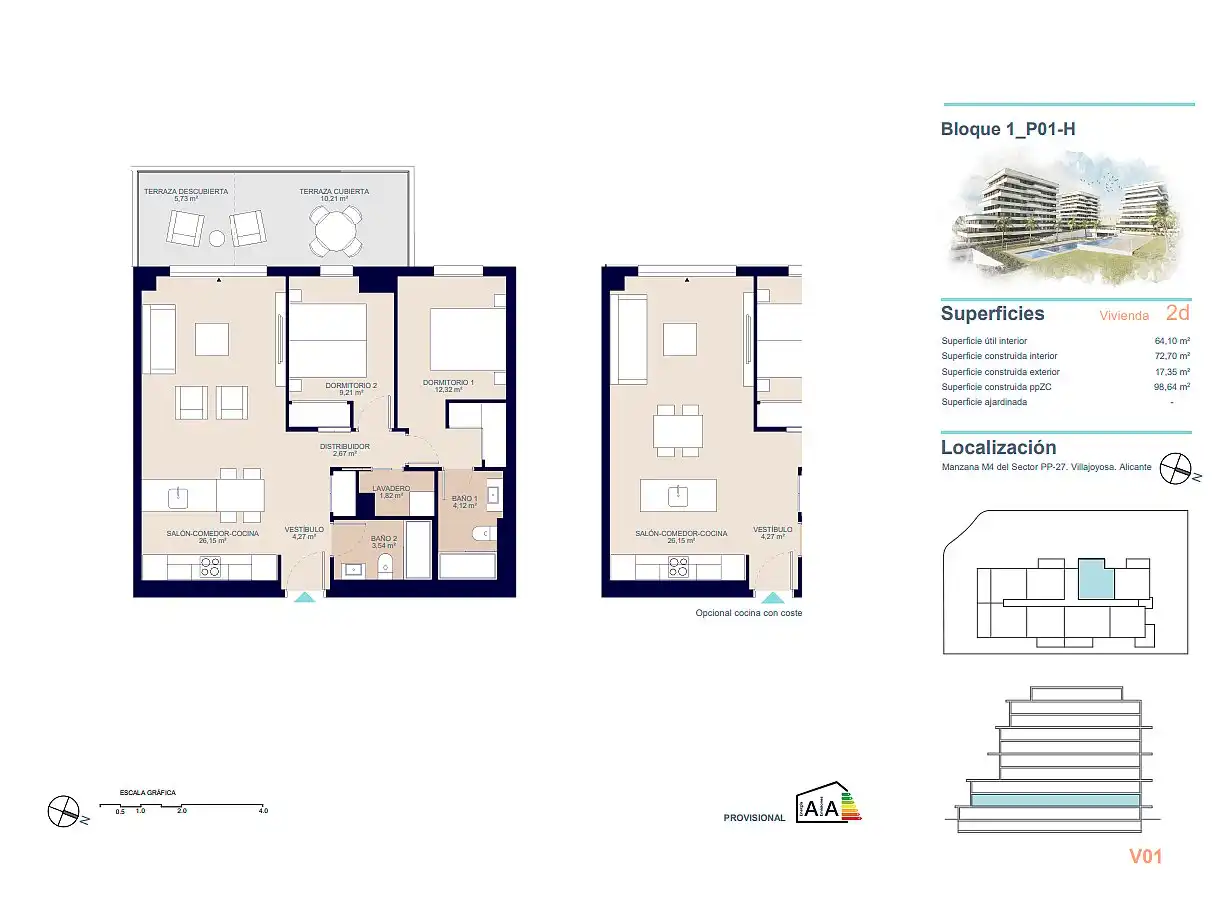 Apartamento con terraza en venta en Platja de Torres, imagen 25