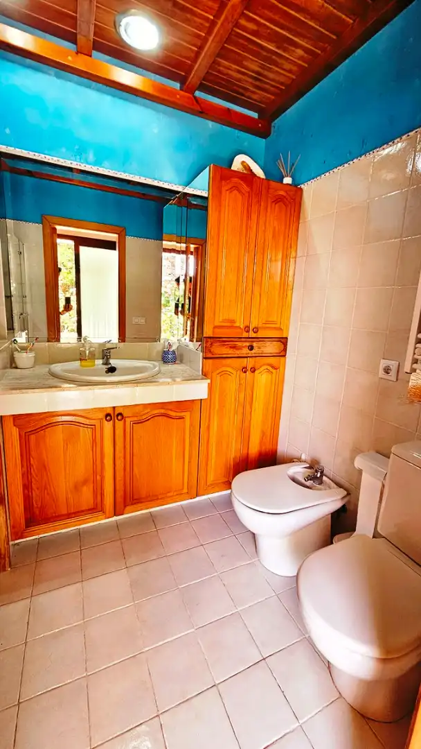 Baño de Casa o chalet en venta en Santa Ana la Real con Aire acondicionado, Calefacción y Jardín privado
