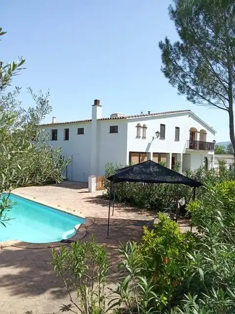 Vista exterior de Casa o xalet en venda en Sant Llorenç d'Hortons amb Calefacció, Jardí privat i Terrassa