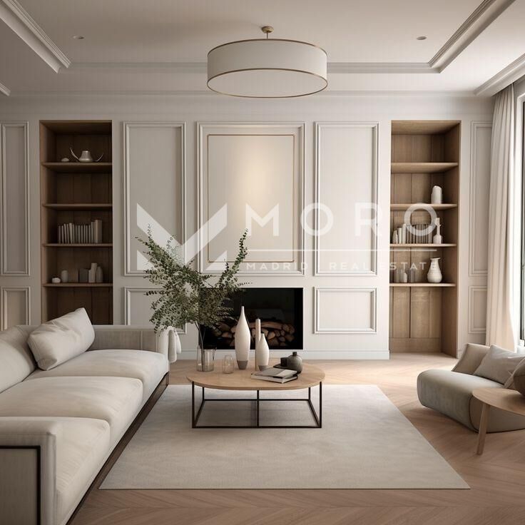Living room of Flat for sale in  Madrid Capital  with Air Conditioner, Heating and Terrace