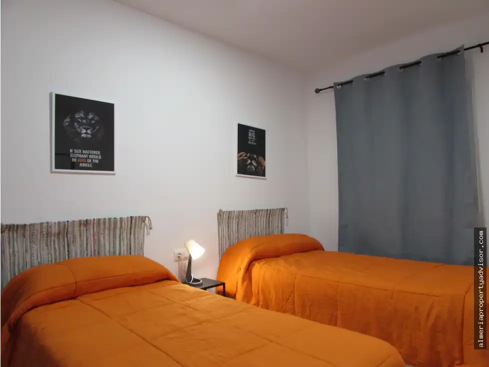 Dormitori de Apartament de lloguer en Mojácar amb Aire condicionat, Calefacció i Terrassa