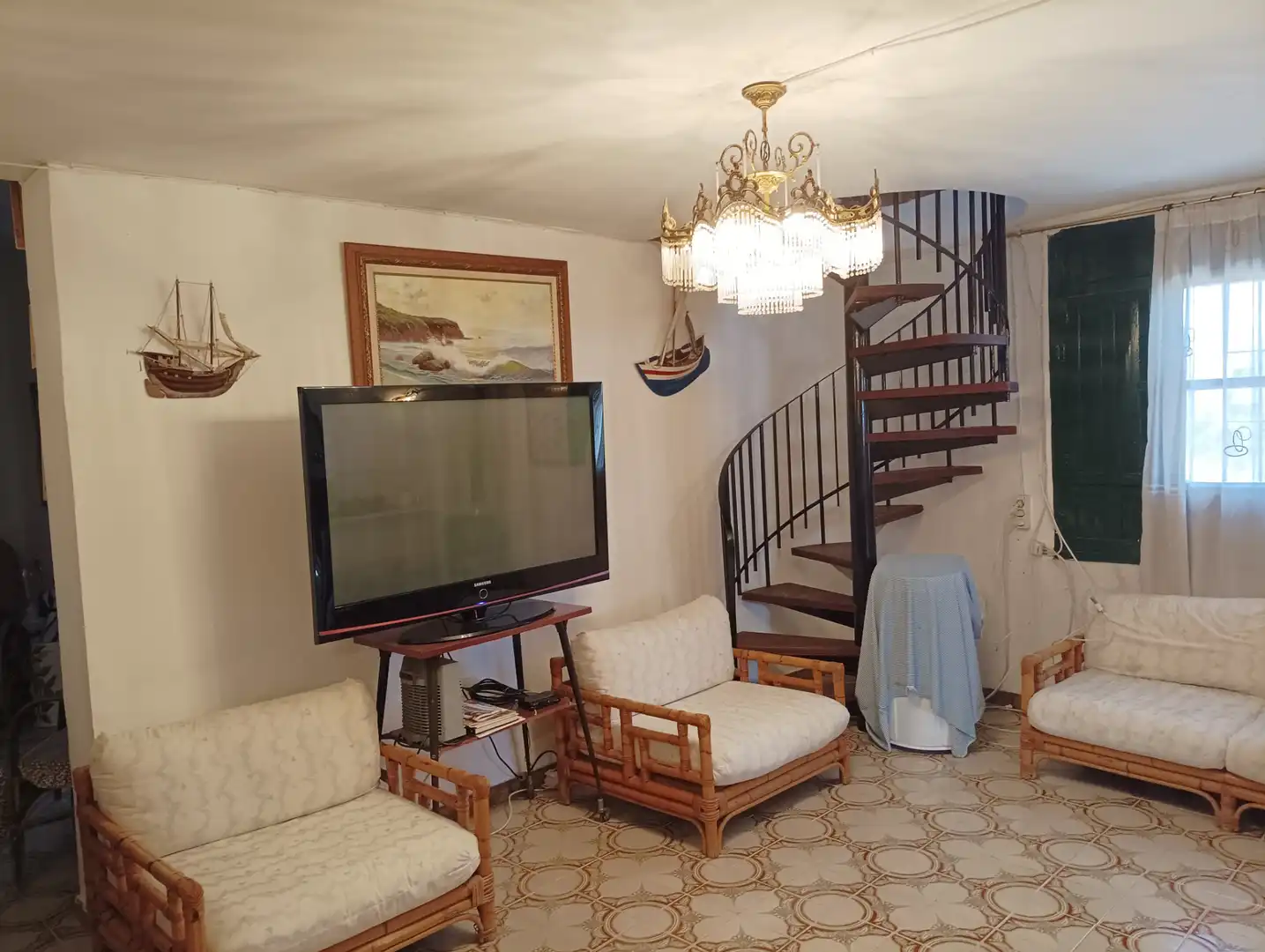 Wohnzimmer von Country house zum Verkauf in Crevillent mit Heizung, Privatgarten und Terrasse