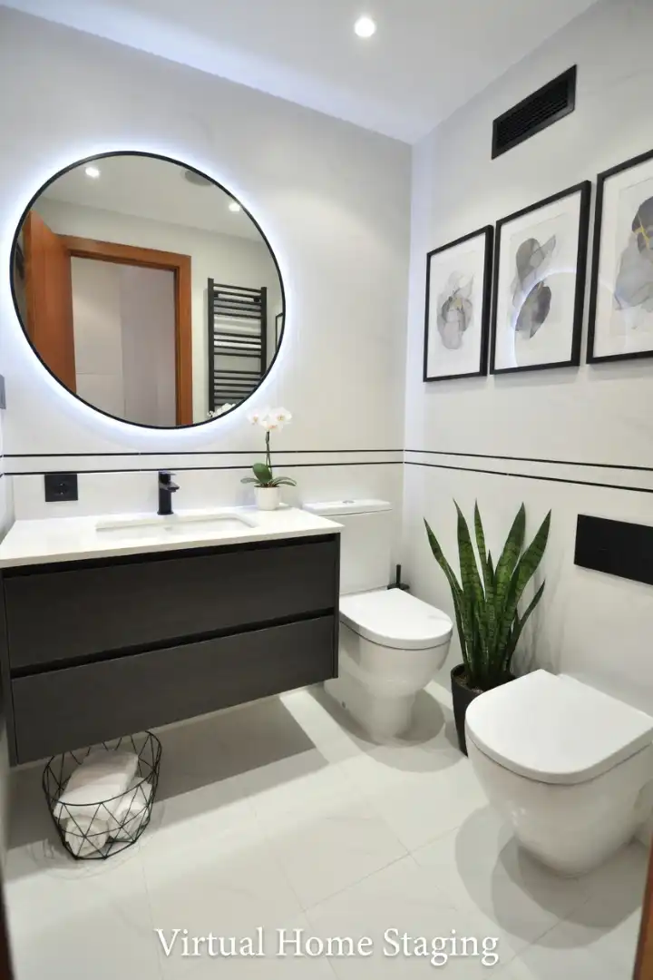 Bathroom of Flat for sale in Madrid  with Air Conditioner, Heating and Parquet flooring