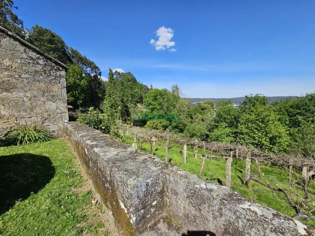 Jardín de Finca rústica en venta en A Cañiza   con Calefacción, Jardín privado y Terraza