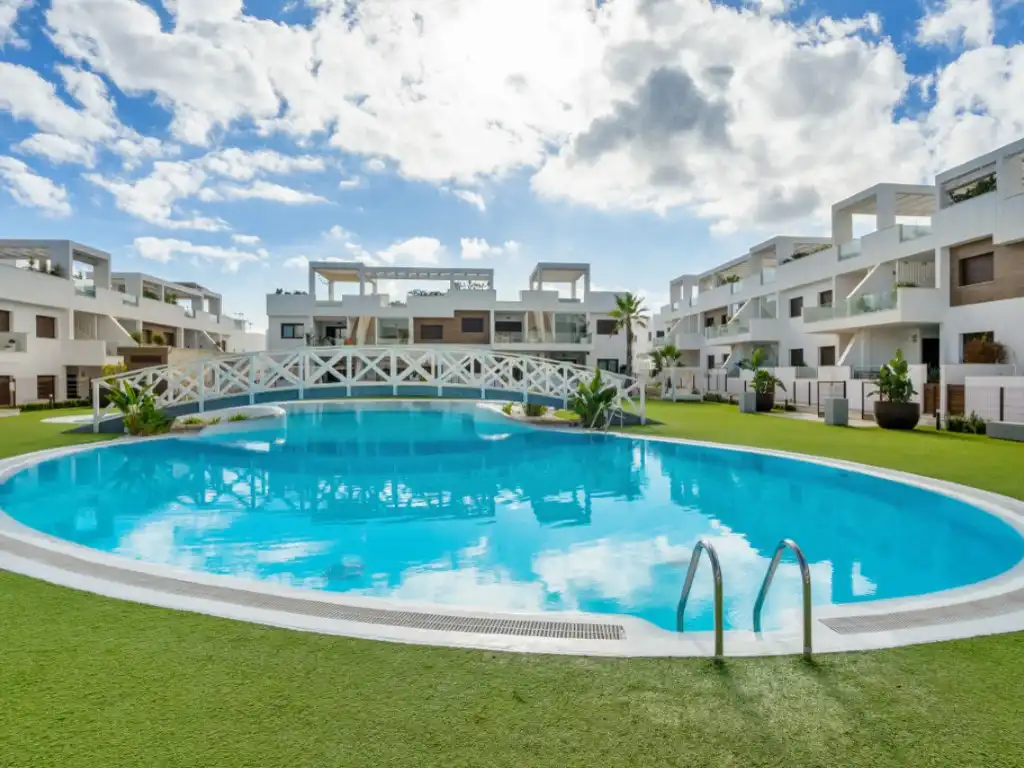 Swimming pool of Attic for sale in Torrevieja  with Air Conditioner, Heating and Furnished