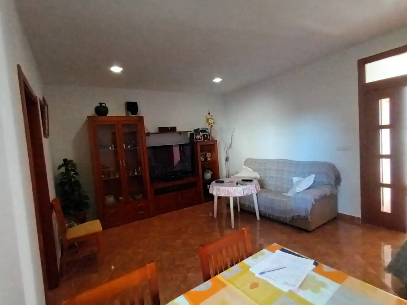 Sala d'estar de Casa adosada en venda en Guareña amb Traster