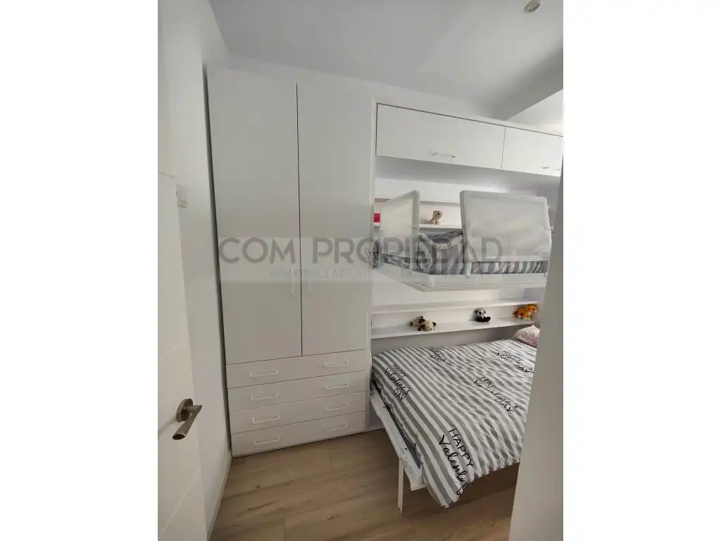 Schlafzimmer von Erdgeschoss zur Miete in  Palma de Mallorca mit Klimaanlage, Ofen und Waschmaschine